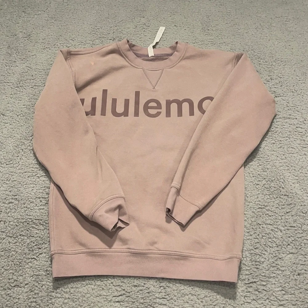 Lululemon All Yours Crew *Graphic Violet Verbena size 6